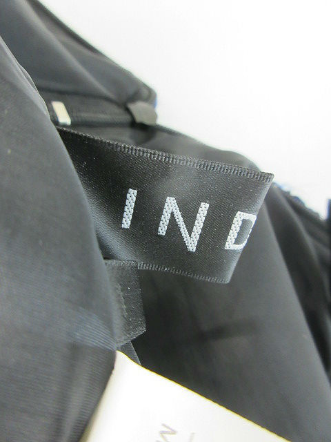 【中古】インディヴィ INDIVI スカート 台形 ミニ 38 青 ブルー /RT24 レディース 【ベクトル 古着】 181005 ブランド古着ベクトルプレミアム店