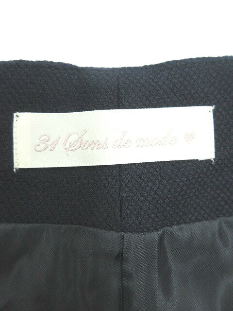 【中古】トランテアン ソン ドゥ モード 31 Sons de mode パンツ キュロット ギャザー 36 紺 ネイビー /NN13 レディース 【ベクトル 古着】 181009 ブランド古着ベクトルプレミアム店