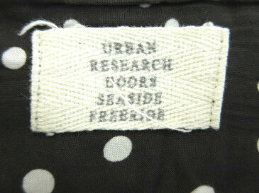 アーバンリサーチ ドアーズ URBAN RESEARCH DOORS SEASIDE FREERIDE スカート ギャザー ロング マキシ ドット 黒 ブラック /TM25 レディース 【中古】【ベクトル 古着】 181018 ブランド古着ベクトルプレミアム店