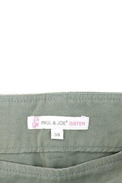 ポール&ジョー シスター PAUL&JOE SISTER スカート 台形 プリーツ ミニ ミリタリー ジップフライ 38 緑 グリーン /KS レディース 【中古】【ベクトル 古着】 181220 ブランド古着ベクトルプレミアム店