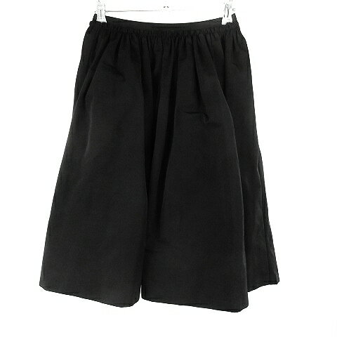 【中古】ダリア dahl'ia スカート フレア ひざ丈 ウエストゴム 薄手 無地 黒 ブラック ボトムス /BT レディース 【ベクトル 古着】 240613 【中古】ダリア dahl'ia スカート フレア ひざ丈 ウエストゴム 薄手 無地 黒 ブラック ボトムス /BT レディース 【ベクトル 古着】 240613