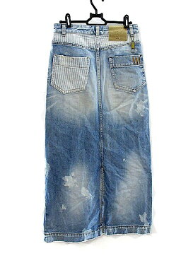 ダブルスタンダードクロージング ダブスタ DOUBLE STANDARD CLOTHING スカート デニム タイト ロング マキシ 青 ブルー /AKK レディース 【中古】【ベクトル 古着】 181126 ブランド古着ベクトルプレミアム店