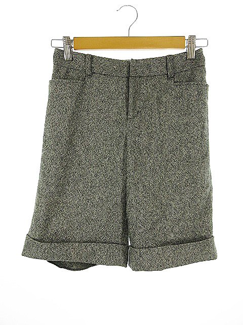 【中古】セシルマクビー CECIL McBEE パンツ ショート ハーフ ロールアップ S グレー /AKK24 レディース 【ベクトル 古着】 191008 ベクトルプレミアム店
