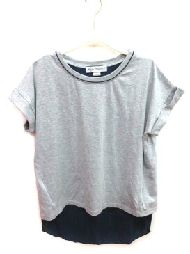 ビーミングバイビームス B:MING LIFE STORE by BEAMS Tシャツ カットソー フェイクレイヤード 半袖 ONE グレー /YI レディース 【中古】【ベクトル 古着】 181122 ブランド古着ベクトルプレミアム店