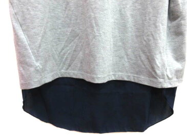 ビーミングバイビームス B:MING LIFE STORE by BEAMS Tシャツ カットソー フェイクレイヤード 半袖 ONE グレー /YI レディース 【中古】【ベクトル 古着】 181122 ブランド古着ベクトルプレミアム店
