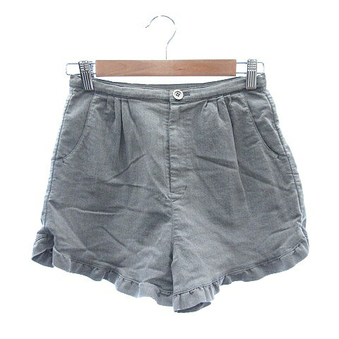 【中古】ミーアンドミークチュール ME&ME couture ショートパンツ フリル 2 グレー /AU レディース 【ベクトル 古着】 200619 ベクトルプレミアム店