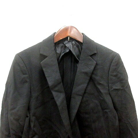 【中古】ヴァルディターロ VALDITARO par SHIPS テーラードジャケット 背抜き シングル ウール 40 黒 ブラック /MN レディース 【ベクトル 古着】 240123