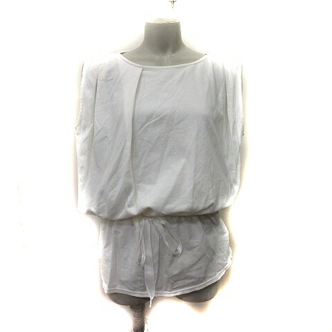 【中古】エミ emmi チュニック ノースリーブ 1 白 ホワイト /YI レディース 【ベクトル 古着】 240404 【中古】エミ emmi チュニック ノースリーブ 1 白 ホワイト /YI レディース 【ベクトル 古着】 240404