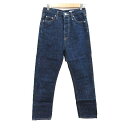 【中古】スライ SLY JEANS デニムパンツ ジーンズ ストレート ハイライズ ボタンフライ 26 紺 ネイビー /CT ■MO レディース 【ベクトル 古...