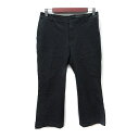 【中古】フィールドドリーム field/dream クロップドパンツ 67 黒 ブラック /YI レディース 【ベクトル 古着】 240423(4)