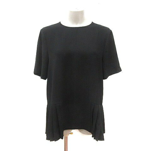 【中古】ザラ ZARA チュニック プリーツ 五分袖 L 黒 ブラック /MS レディース 【ベクトル 古着】 240509 【中古】ザラ ZARA チュニック プリーツ 五分袖 L 黒 ブラック /MS レディース 【ベクトル 古着】 240509