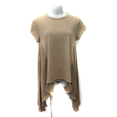 【中古】スライ SLY Tシャツ カットソー チュニック 半袖 F 茶 モカ /YI レディース 【ベクトル 古着】 240530
