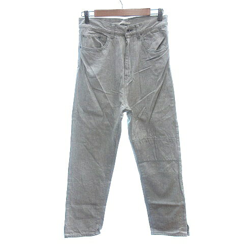 【中古】ハウスコミューン House_Commune デニムパンツ ジーンズ ストレート テーパード 36 グレー /AU ■MO レディース 【ベクトル 古着】 240531