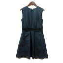 【中古】アベニールエトワール Aveniretoile ワンピース ミニ ノースリーブ 36 紺 ネイビー /MN レディース 【ベクトル 古着】 240530(4)