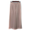 【中古】フォンセ FONCE ワイドパンツ 36 ピンクベージュ /YI レディース 【ベクトル 古着】 240603(4)