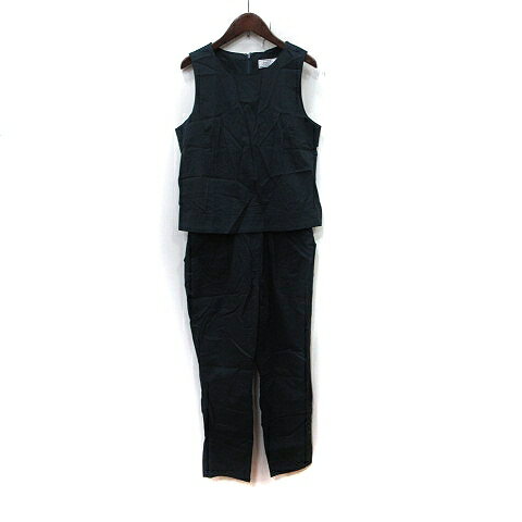 【中古】フリークスストア FREAKS STORE 2点セット パンツ サロペット ロング シャツ ブラウス ノースリーブ プルオーバー F 紺 ネイビー /YI レディース 【ベクトル 古着】 240722