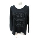 【中古】ディスコート Discoat Tシャツ カットソー 長袖 F 黒 ブラック /YI レディース 【ベクトル 古着】 240725