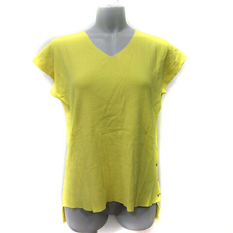 【中古】バンヤードストーム BARNYARDSTORM カットソー フレンチスリーブ 1 黄色 イエロー /YI レディース 【ベクトル 古着】 240627