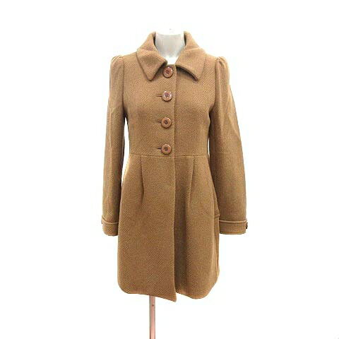 【中古】ジルバイジルスチュアート JILL by JILLSTUART ステンカラーコート 総裏地 ウール S 茶 ブラウン /YK レディース 【ベクトル 古着】 240709 【中古】ジルバイジルスチュアート JILL by JILLSTUART ステンカラーコート 総裏地 ウール S 茶 ブラウン /YK レディース 【ベクトル 古着】 240709