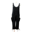 【中古】N.Natural Beauty Basic N.ナチュラルビューティーベーシック パンツ オールインワン ノースリーブ M 黒 ブラック /MN レデ...