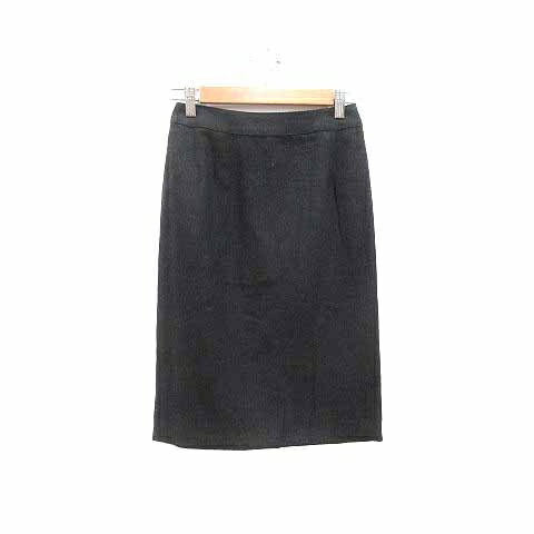 【中古】ブラック バイ マウジー BLACK by moussy タイトスカート ひざ丈 ウール 2 黒 ブラック /YK レディース 【ベクトル 古着】 240818 【中古】ブラック バイ マウジー BLACK by moussy タイトスカート ひざ丈 ウール 2 黒 ブラック /YK レディース 【ベクトル 古着】 240818