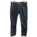 【中古】コントワーデコトニエ COMPTOIR DES COTONNIERS スキニーパンツ ストレッチ クロコ柄 7 S 黒 ブラック /AU レディース 【ベクトル 古着】 240919(4)