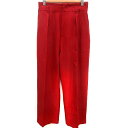 【中古】ニコアンド Niko and.. パンツ スラックス 3 赤 レッド /RT ■MO レディース 【ベクトル 古着】 240920(4)