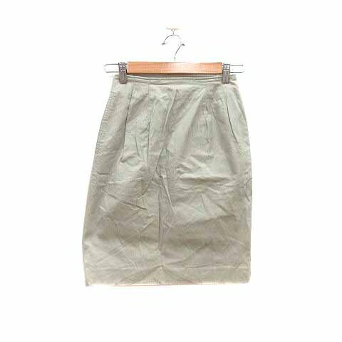 【中古】マカフィー MACPHEE トゥモローランド 台形スカート ミニ S 緑 ライトグリーン /YK レディース 【ベクトル 古着】 241004