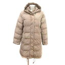【中古】シューラルー SHOO・LA・RUE 中綿コート ジップアップ フード L ベージュ /YK レディース 【ベクトル 古着】 241025(4)