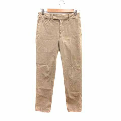 【中古】マカフィー MACPHEE トゥモローランド スラックスパンツ 34 XS ベージュ /YK レディース 【ベクトル 古着】 241027