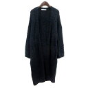 【中古】マウジー MOUSSY カーディガン ニット ロング コーディガン シャギー F 紺 ネイビー /MN レディース 【ベクトル 古着】 241031(4)