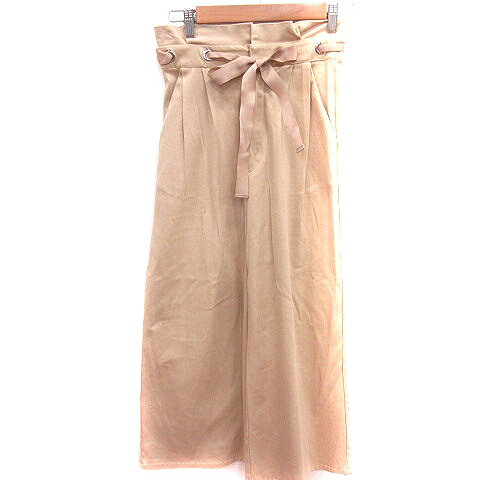 【中古】ミスティック mystic ワイドパンツ ウエストマーク 2 キャメル /RT レディース 【ベクトル 古着】 241105 【中古】ミスティック mystic ワイドパンツ ウエストマーク 2 キャメル /RT レディース 【ベクトル 古着】 241105