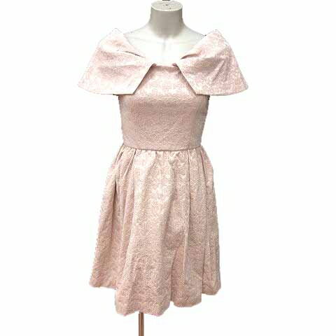 【中古】リリーブラウン Lily Brown ワンピース フレア ミニ 刺しゅう 総柄 半袖 0 XS ピンク /YK レディース 【ベクトル 古着】 241115 【中古】リリーブラウン Lily Brown ワンピース フレア ミニ 刺しゅう 総柄 半袖 0 XS ピンク /YK レディース 【ベクトル 古着】 241115