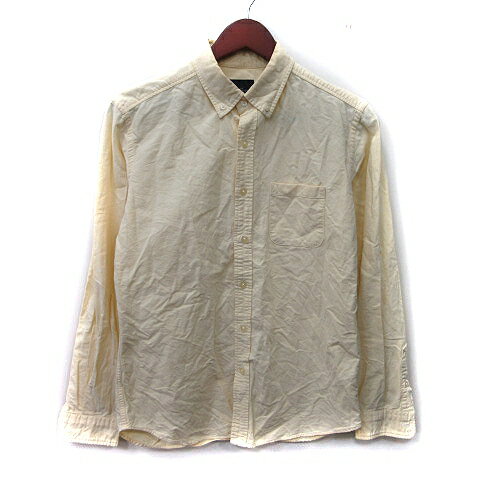 【中古】タケオキクチ ミクスパイス TK MIXPICE シャツ ボタンダウン 長袖 M 黄色 イエロー /YI メンズ..