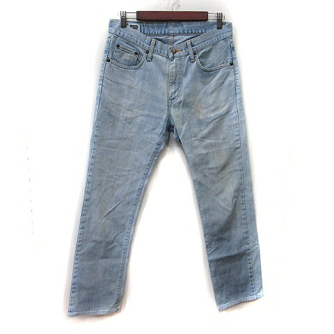 【中古】エドウィン EDWIN 402 パンツ デニム ジーンズ ダメージ加工 31 M 青 ブルー /YI メンズ 【ベクトル 古着】 241114