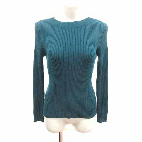 【中古】アンタイトル UNTITLED ニット カットソー 長袖 M 緑 グリーン /YK レディース 【ベクトル 古着】 241117 【中古】アンタイトル UNTITLED ニット カットソー 長袖 M 緑 グリーン /YK レディース 【ベクトル 古着】 241117