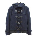 【中古】メンズビギ MEN'S BIGI ダッフルコート フード 総裏地 02 M ウール 紺 ネイビー /YK メンズ 【ベクトル 古着】 241120(4)