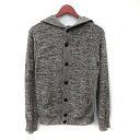 【中古】エムケーミッシェルクランオム MK MICHEL KLEIN HOMME カーディガン ニット 長袖 総柄 48 XL 茶 ブラウン /YI レディース...