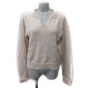 【中古】B&Y ユナイテッドアローズ BEAUTY&YOUTH ビューティー&ユース ニット セーター キーネック 長袖 ベージュ /YI レディース 【ベクトル 古着】 241225