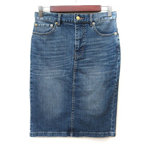 【中古】ルーニィ LOUNIE タイトスカート ミモレ ロング デニム ダメージ加工 38 M 紺 ネイビー /YI レディース 【ベクトル 古着】 241226 【中古】ルーニィ LOUNIE タイトスカート ミモレ ロング デニム ダメージ加工 38 M 紺 ネイビー /YI レディース 【ベクトル 古着】 241226