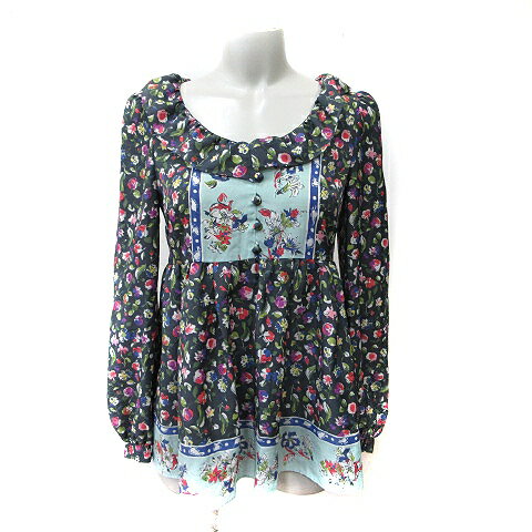 【中古】ジルバイジルスチュアート JILL by JILLSTUART チュニック 長袖 花柄 S マルチカラー /YI レディース 【ベクトル 古着】 250131 【中古】ジルバイジルスチュアート JILL by JILLSTUART チュニック 長袖 花柄 S マルチカラー /YI レディース 【ベクトル 古着】 250131