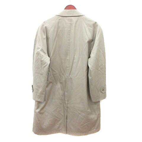 【中古】トロージャン TROJAN ステンカラーコート 総裏地 ベージュ /MN ●RY メンズ 【ベクトル 古着】 250130