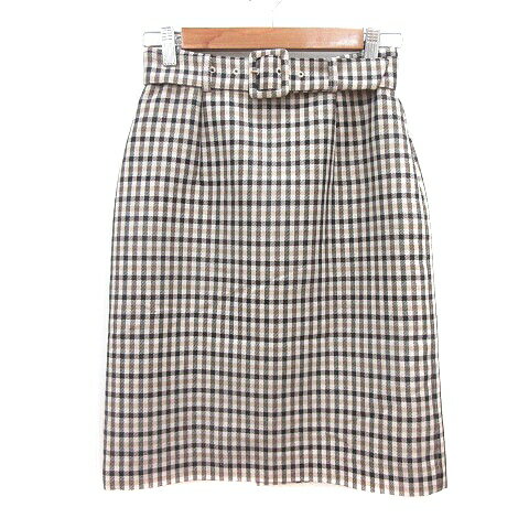 【中古】プロポーション ボディドレッシング PROPORTION BODY DRESSING タイトスカート ひざ丈 チェック 2 M ライトベージュ /MN レディース 【ベクトル 古着】 250205 【中古】プロポーション ボディドレッシング PROPORTION BODY DRESSING タイトスカート ひざ丈 チェック 2 M ライトベージュ /MN レディース 【ベクトル 古着】 250205