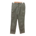 【中古】フェアステ FORSTE カーゴパンツ テーパード 3 L 緑 カーキ /MN レディース 【ベクトル 古着】 250206(4)