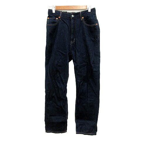 【中古】グローバルワーク GLOBAL WORK デニムパンツ ジーンズ テーパード L 紺 ネイビー /MN レディース 【ベクトル 古着】 250207