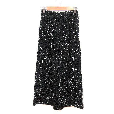【中古】チャオパニック CIAOPANIC ワイドパンツ ドット F 黒 ブラック 白 ホワイト /MS レディース 【ベクトル 古着】 250207 【中古】チャオパニック CIAOPANIC ワイドパンツ ドット F 黒 ブラック 白 ホワイト /MS レディース 【ベクトル 古着】 250207