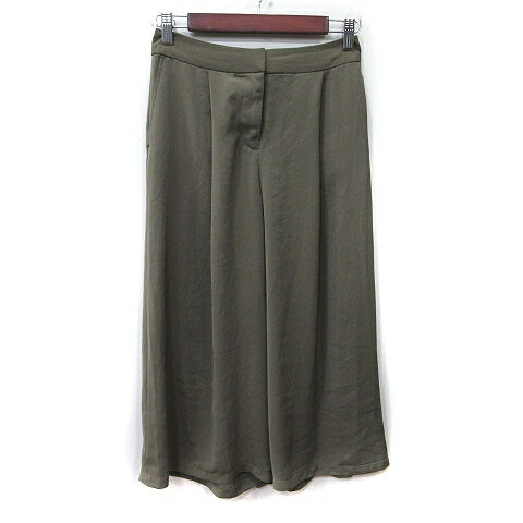 【中古】プラステ PLST ガウチョパンツ S 緑 カーキ /YI レディース 【ベクトル 古着】 250214 【中古】プラステ PLST ガウチョパンツ S 緑 カーキ /YI レディース 【ベクトル 古着】 250214