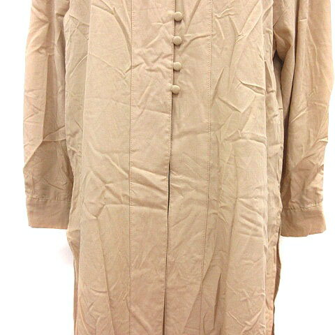 【中古】ロペピクニック ROPE Picnic ワンピース ロング スリット 長袖 38 ベージュ /MS レディース 【ベクトル 古着】 250226