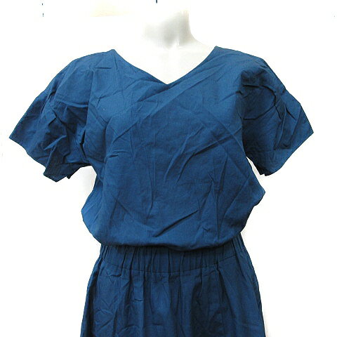 【中古】ジュエルチェンジズ Jewel Changes アローズ ワンピース ロング 半袖 紺 ネイビー /YI レディース 【ベクトル 古着】 250314