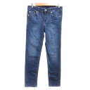 【中古】リュージョー LIU・JO デニムパンツ ジーンズ スキニー 30 XL インディゴ /YK 【ベクトル 古着】 250312